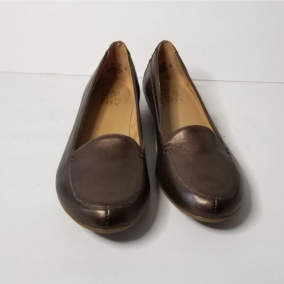 Naturalizer metallic copper flats comfort shoe 8 - Picture 7 of 7